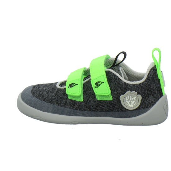 Affenzahn Knit Happy Halbschuhe Grau-kombi - 360° Ansicht