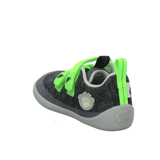 Affenzahn Knit Happy Halbschuhe Grau-kombi - 360° Ansicht
