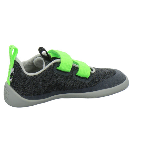 Affenzahn Knit Happy Halbschuhe Grau-kombi - 360° Ansicht