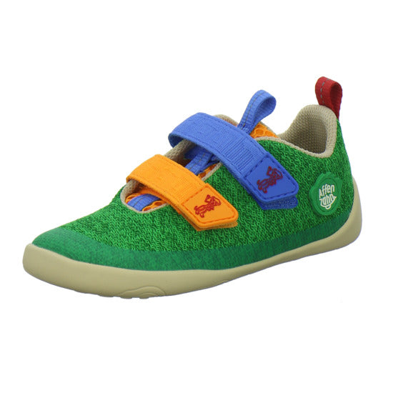 Affenzahn Knit Happy Halbschuhe grün - 360° Ansicht