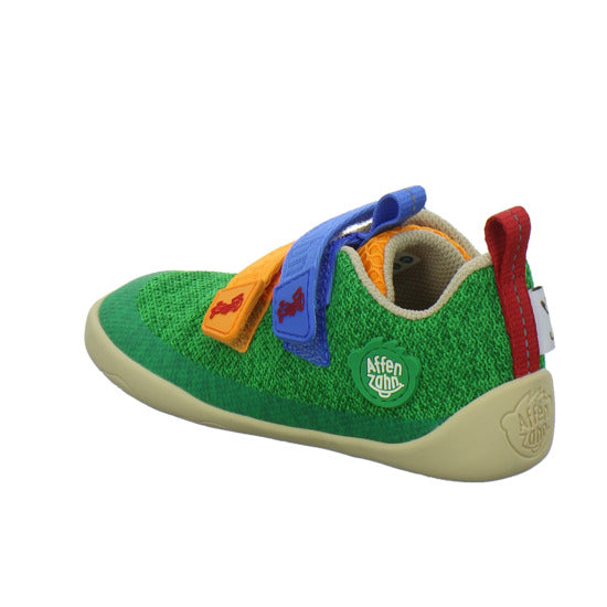 Affenzahn Knit Happy Halbschuhe grün - 360° Ansicht