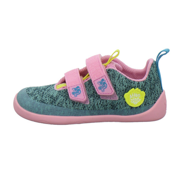 Affenzahn Halbschuhe Jungen Knit Happy grün