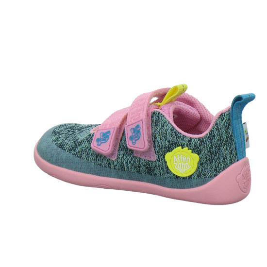 Affenzahn Halbschuhe Jungen Knit Happy grün