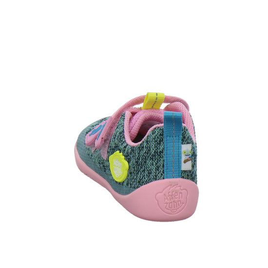 Affenzahn Halbschuhe Jungen Knit Happy grün