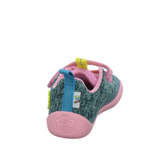 Affenzahn Halbschuhe Jungen Knit Happy grün