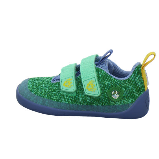 Affenzahn Halbschuhe Jungen Knit Happy grün