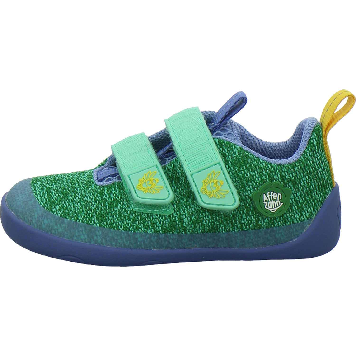 Affenzahn Halbschuhe Jungen Knit Happy grün