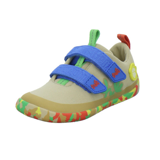 Affenzahn Halbschuhe Jungen Baumwolle Lucky Beige-kombi