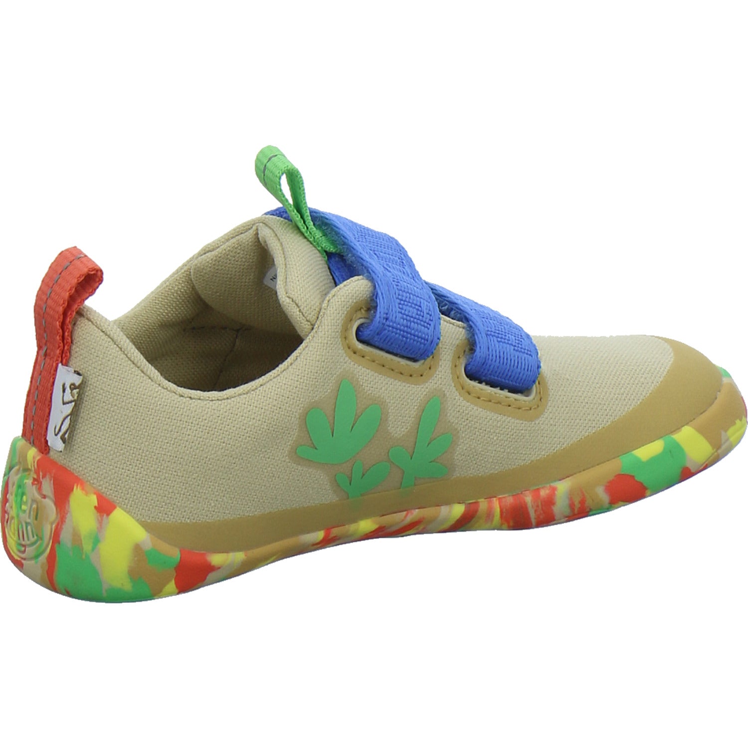 Affenzahn Halbschuhe Jungen Baumwolle Lucky Beige-kombi