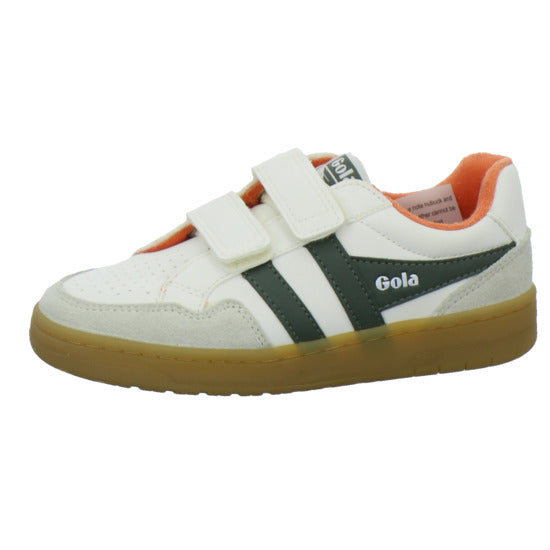 Gola Halbschuhe Jungen Eagle Strap Weiß-kombi