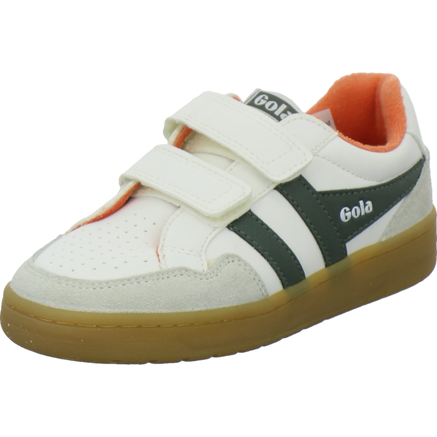 Gola Halbschuhe Jungen Eagle Strap Weiß-kombi