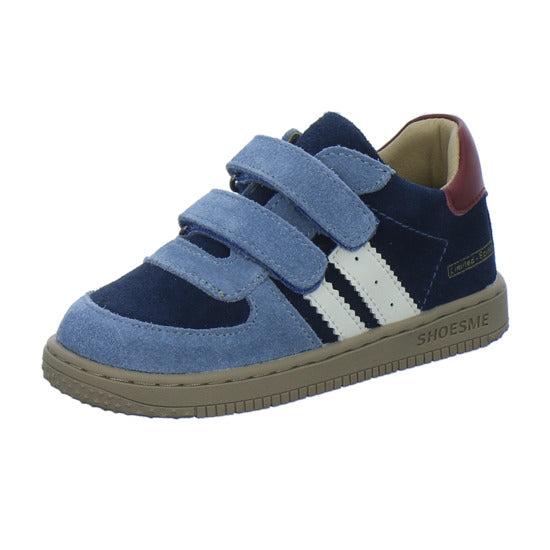 Shoesme Stiefel ungefüttert Blau-kombi