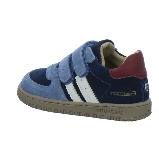 Shoesme Stiefel ungefüttert Blau-kombi