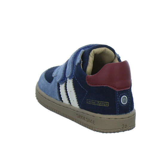 Shoesme Stiefel ungefüttert Blau-kombi