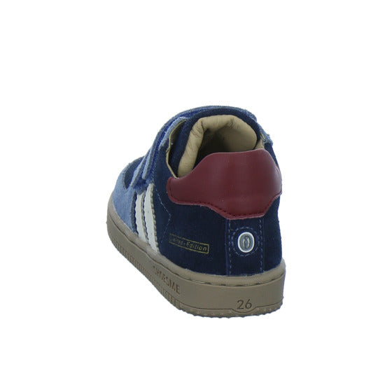 Shoesme Stiefel ungefüttert Blau-kombi