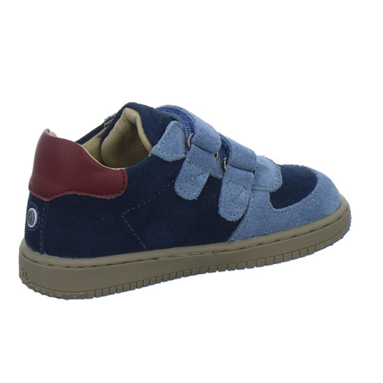 Shoesme Stiefel ungefüttert Blau-kombi