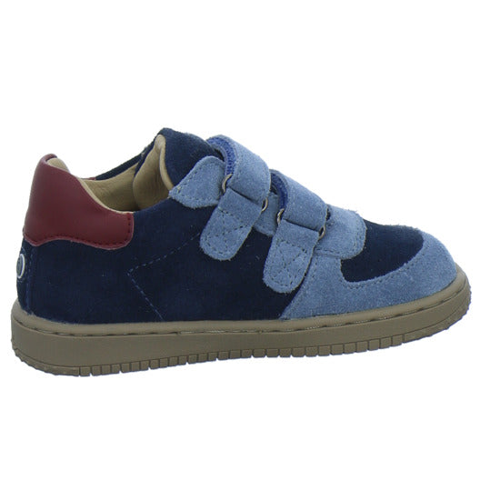 Shoesme Stiefel ungefüttert Blau-kombi