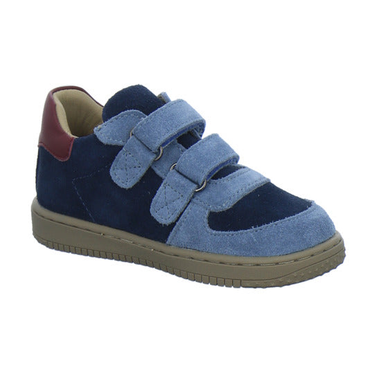 Shoesme Stiefel ungefüttert Blau-kombi