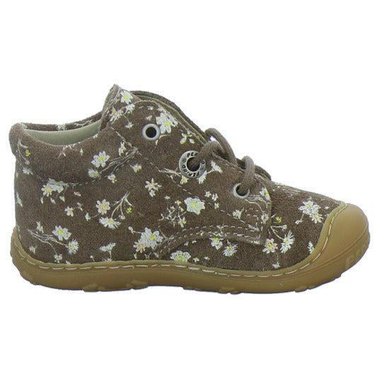 Ricosta Stiefel ungefüttert Dots Braun-kombi