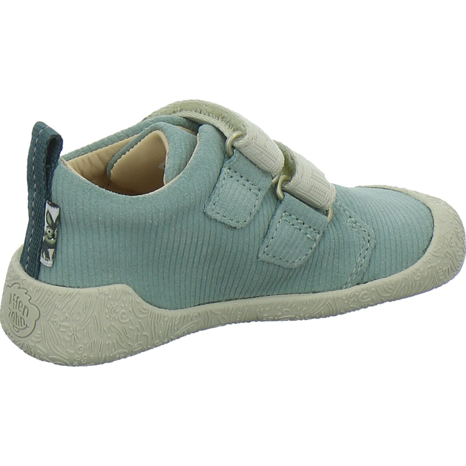 Affenzahn Stiefel ungefüttert Leder Walky Hellgrün