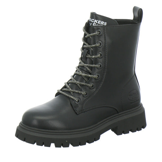 Dockers Stiefel ungefüttert Mädchen Schwarz