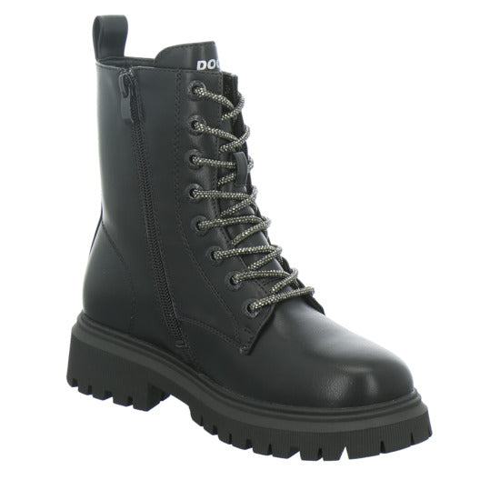 Dockers Stiefel ungefüttert Mädchen Schwarz