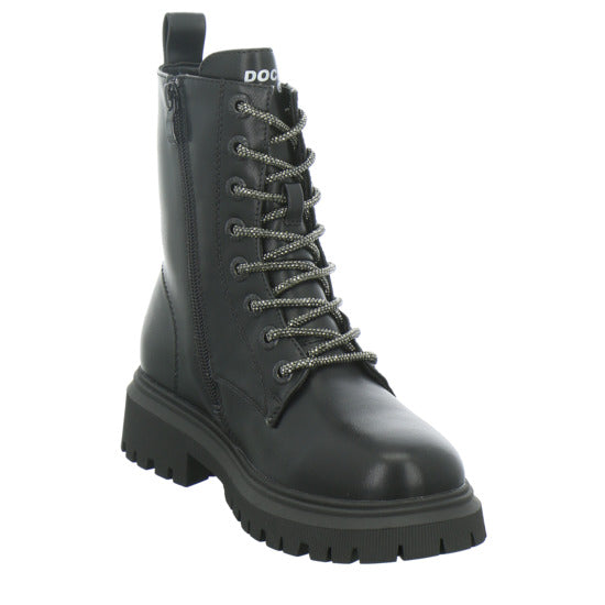 Dockers Stiefel ungefüttert Mädchen Schwarz