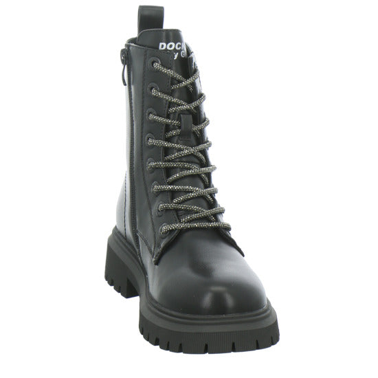 Dockers Stiefel ungefüttert Mädchen Schwarz