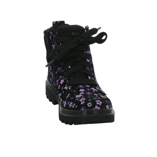 Superfit Stiefel ungefüttert Mädchen Abby Schwarz-kombi