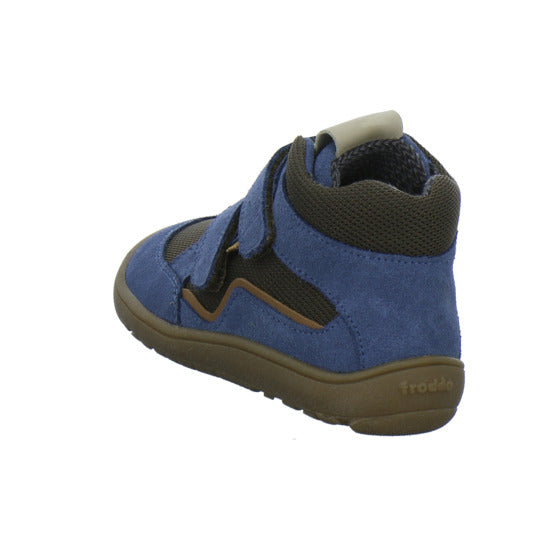 Froddo Barefoot Stiefel ungefüttert Blau-kombi - 360° Ansicht