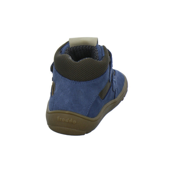 Froddo Barefoot Stiefel ungefüttert Blau-kombi - 360° Ansicht