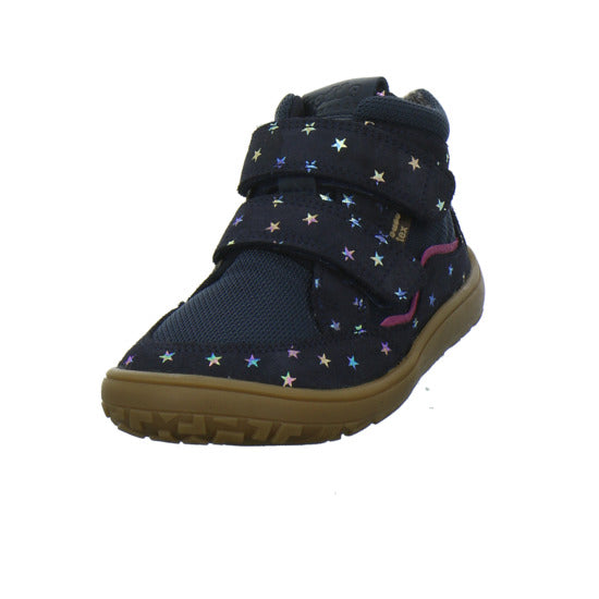 Froddo Stiefel ungefüttert Mädchen Barefoot Blau-kombi