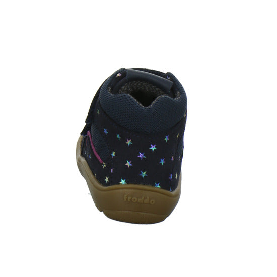 Froddo Stiefel ungefüttert Mädchen Barefoot Blau-kombi