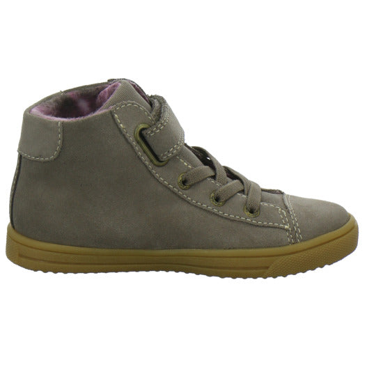 Lurchi Stiefel ungefüttert Mädchen Star Blinker taupe