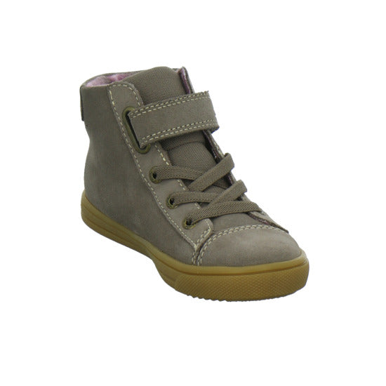 Lurchi Stiefel ungefüttert Mädchen Star Blinker taupe