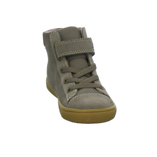 Lurchi Stiefel ungefüttert Mädchen Star Blinker taupe