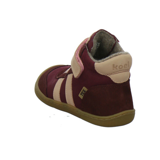 Koel Stiefel ungefüttert Mädchen Barefoot Tex Bordeaux