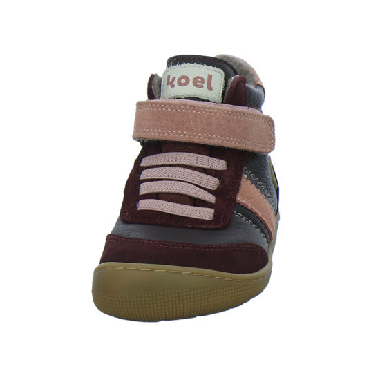 Koel Stiefel ungefüttert Mädchen Barefoot Tex Bordeaux