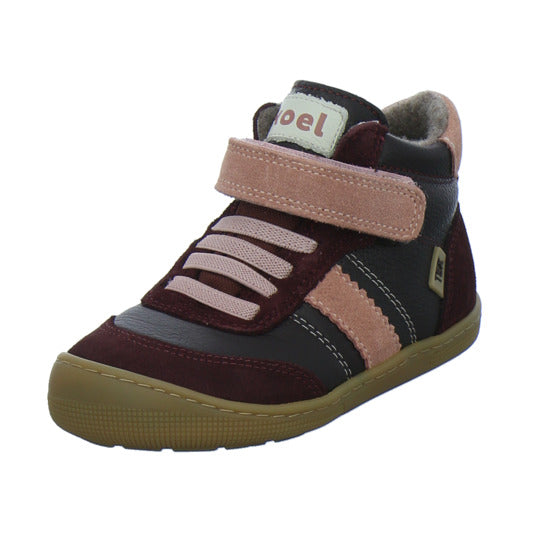 Koel Stiefel ungefüttert Mädchen Barefoot Tex Bordeaux