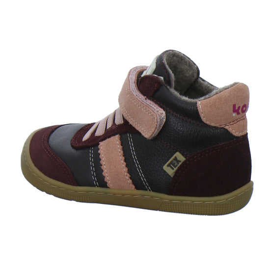 Koel Stiefel ungefüttert Mädchen Barefoot Tex Bordeaux