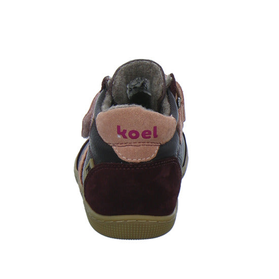 Koel Stiefel ungefüttert Mädchen Barefoot Tex Bordeaux