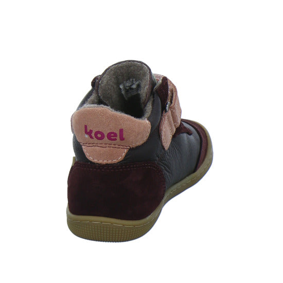 Koel Stiefel ungefüttert Mädchen Barefoot Tex Bordeaux