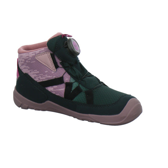 Superfit Stiefel ungefüttert Mädchen Barefit Grün-kombi