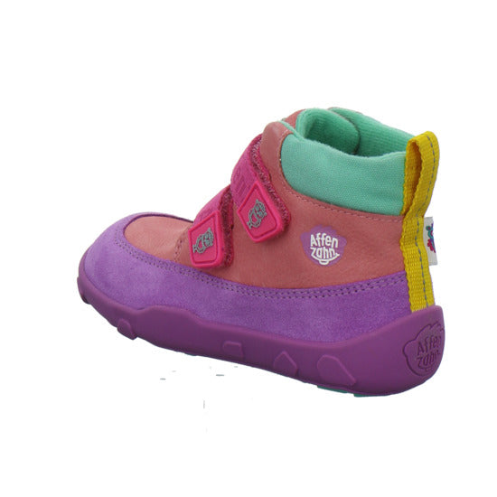 Affenzahn Stiefel ungefüttert Mädchen Leder Friendy Multi