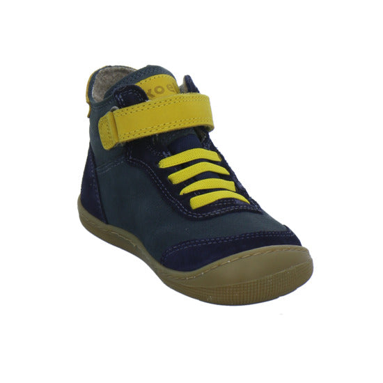 Koel Barefoot Stiefel ungefüttert Blau-kombi - 360° Ansicht