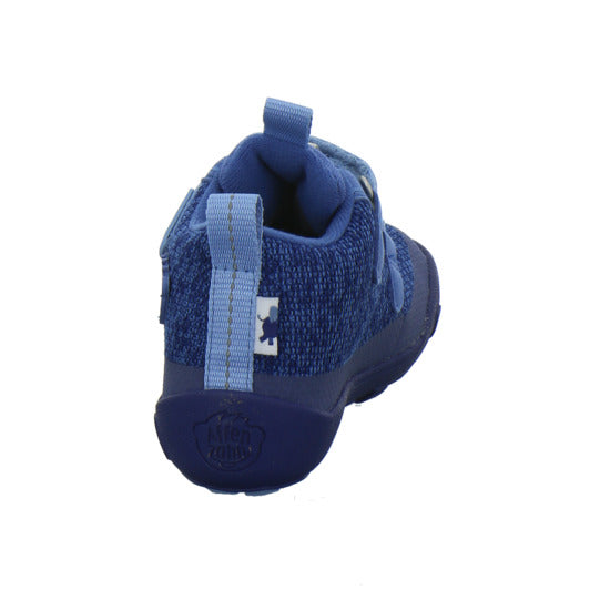 Affenzahn Knit Happy Stiefel ungefüttert Blau-kombi