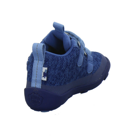 Affenzahn Knit Happy Stiefel ungefüttert Blau-kombi