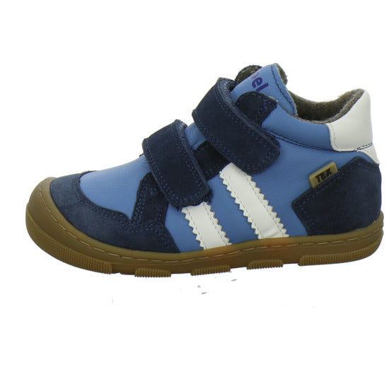 Koel Stiefel ungefüttert Jungen Barefoot Tex Blau-kombi