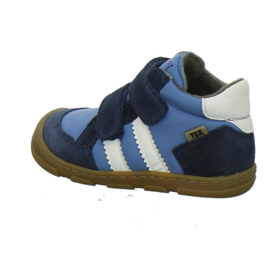 Koel Stiefel ungefüttert Jungen Barefoot Tex Blau-kombi