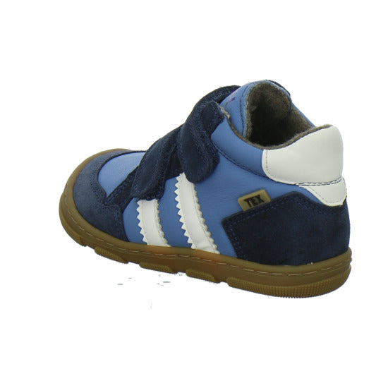 Koel Stiefel ungefüttert Jungen Barefoot Tex Blau-kombi